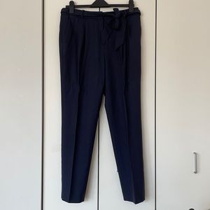 Pleated navy trousers gently used BROOKS BROTHERS